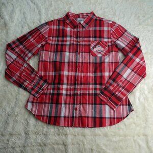 NCAA Ohio State Buckeyes Red Bup Shirt Large